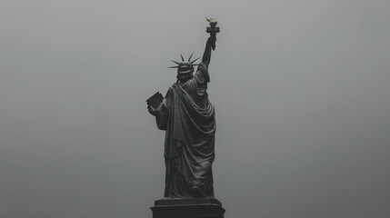 Fototapeta premium Liberty and Social Movements - The Statue of Liberty as a symbol in various social and political movements, Statue of Liberty, social movements, hd, powerful with copy space