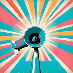 background with rays of light