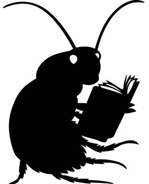 Cockroach Reading a Book