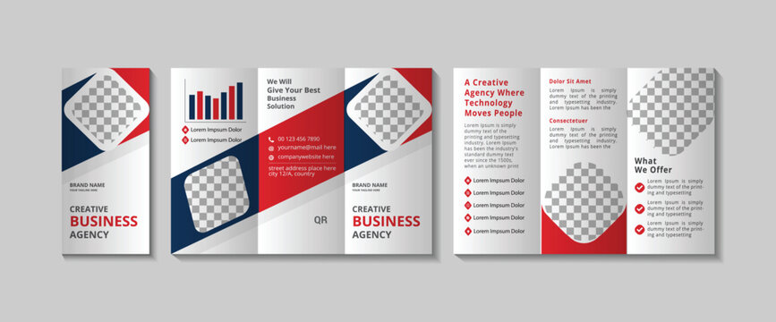 BUSINESS TRYFOLD BROCHOUR  DESIGN TAMPLATE