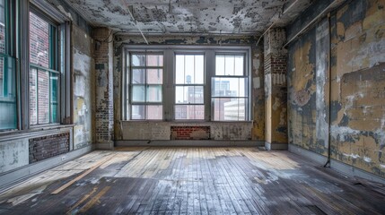 Vacant indoor apartment space