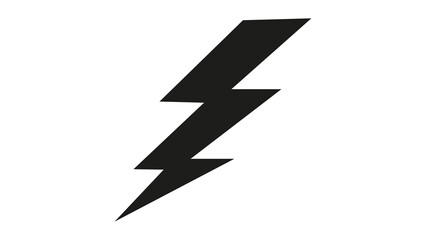 lightning bolt isolated on white