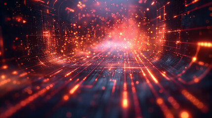 Obraz premium Quantum Computing: Used in quantum computing systems to manipulate and control the quantum state of light as part of quantum information processing.