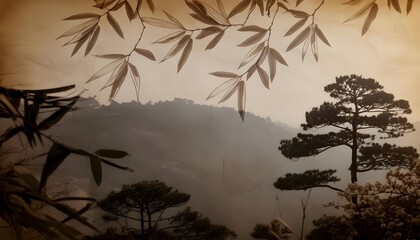 A retro vintage background with faded, distressed paper texture