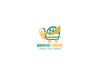 Digital Marketing Business Logo Design Vector Template. 