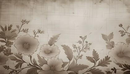 A retro vintage background with faded, distressed paper texture