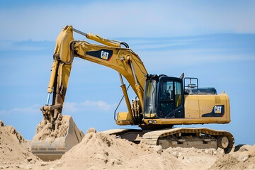 Towering Crane at Pink Dawn: Shaping the Future at the Dockyard