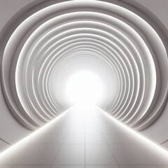 Obraz premium City lights blur into streaks of color as cars speed down a dark highway