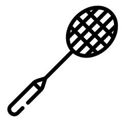 racket outline icon