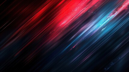 A colorful space background with a red stripe