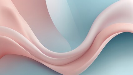 Elegant Soft Gradient Background with Pastel Blue and Pink