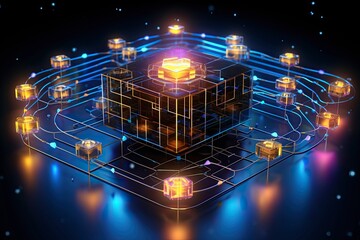 Blockchain as a decentralized and distributed ledger technology that securely records transactions across multiple computers, commonly associated with cryptocurrencies like Bitcoin 