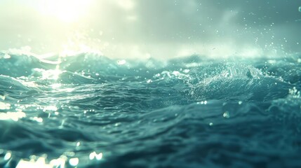 Bubbling water surface dynamic texture