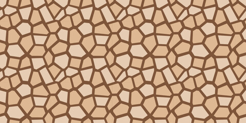 A pattern of brown squares with a blue background