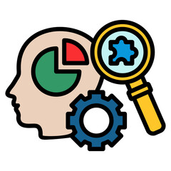 Obraz premium Psychographic Analysis Icon