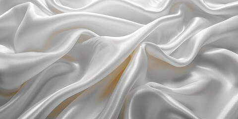 Fototapeta premium background texture fabric soft white blurred abstract calm peaceful shine movement natural graphic satin silky material effect ripple fashion elegant fold smooth beauty new textile luxurious silk 