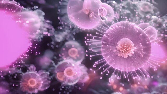A microcosm of motion as cilia on different cells move in different directions yet work together to maintain healthy bodily functions.