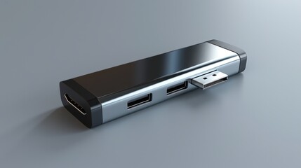 Modern USB flash drive with a clean, simple background.