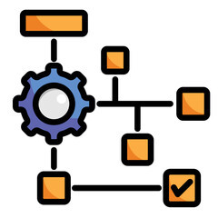 Value Stream Mapping Icon