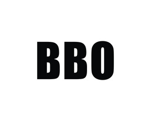 BBO logo design vector template