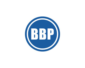 BBP logo design vector template