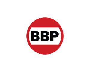 BBP logo design vector template