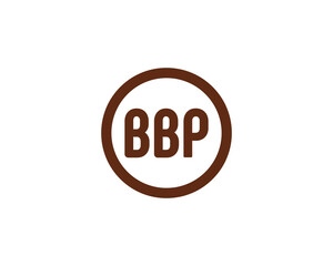 BBP logo design vector template