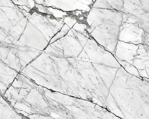 Obraz premium Intricate Details: White Carrara Marble Macro Shot - Fine Grey Veins, High Detail - Perfect for Detailed Textures