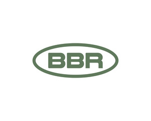 BBR logo design vector template