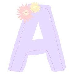 alphabet letter A