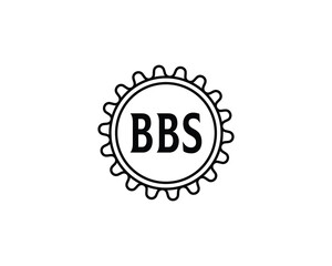 BBS logo design vector template