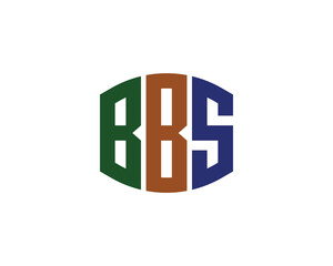 BBS logo design vector template