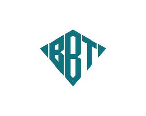 BBT Logo design vector template