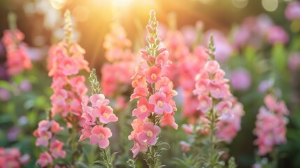 Snapdragon Flowers in Spring 
