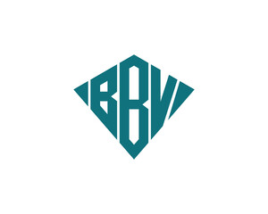 BBV logo design vector template
