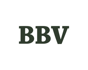 BBV logo design vector template