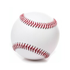 Isolated Baseball on White Background