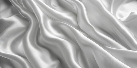 Fototapeta premium pattern Background fabric silk ivory Texture bride silky curve glossy satin affectionate industry drapery wave seductive bedding white fashion clothes drape curtain shiny clothing material depth 