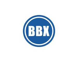 BBX logo design vector template