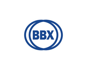 BBX logo design vector template