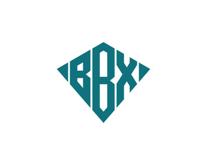 BBX logo design vector template