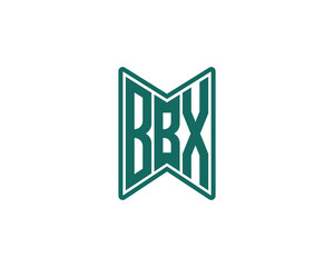 BBX logo design vector template