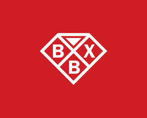 BBX logo design vector template