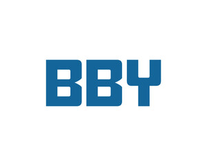 BBY logo design vector template