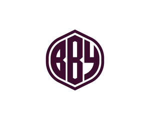 BBY logo design vector template
