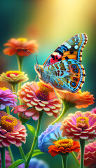 Vibrant Symphony of Flora and Fauna