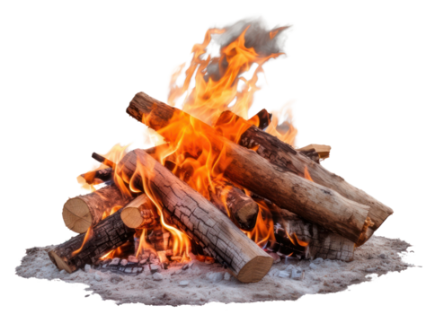 PNG Hiking fire bonfire wood.