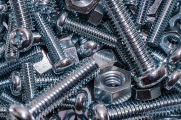 ネジの鉄素材イメージ背景
