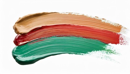 Dynamic and colorful makeup brush strokes for the beauty and cosmetics industry