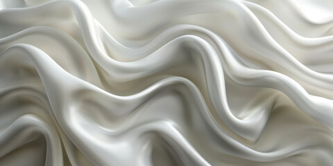 Fototapeta premium background texture fabric soft white blurred abstract calm peaceful shine movement natural graphic satin silky material effect ripple fashion elegant fold smooth beauty new textile luxurious silk 